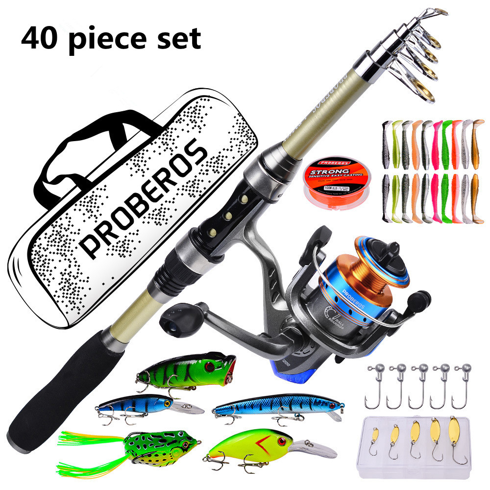 Fishing Rod Fly - Set da 40 pezzi di nuove