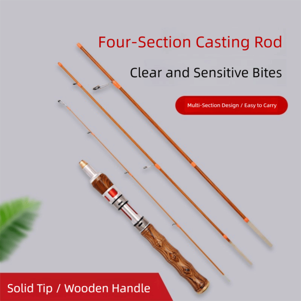 Fishing Rod Carbon Fiber - Canna da pesca spinning a 4