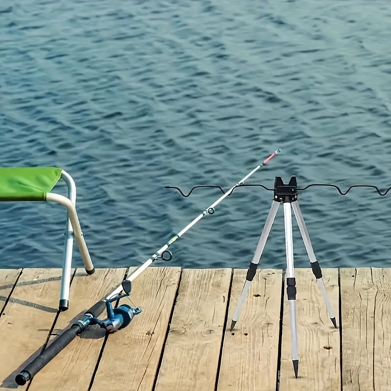Fishing Rod Casting - 1 pz supporto telescopico in lega