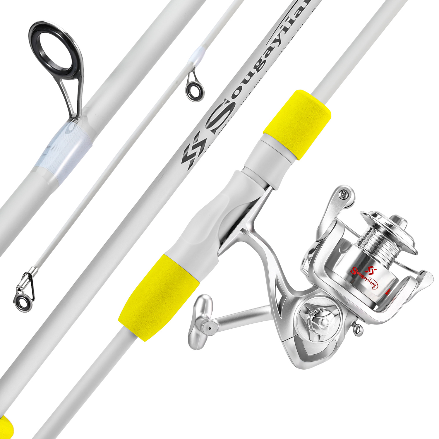 Fishing Rod Carbon Fiber - Sougayilang Canna da pesca Spinning a