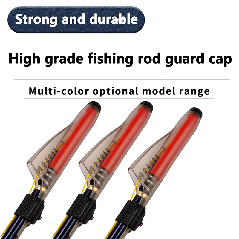 Fishing Rod Casting - 1 Pezzo Copritesta Trasparente per Canna