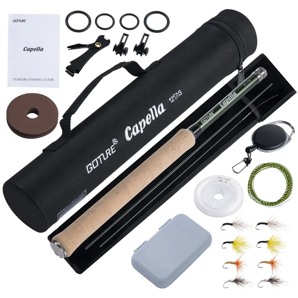 Fishing Rod Carbon Fiber - Goture Combo Canna da Pesca a