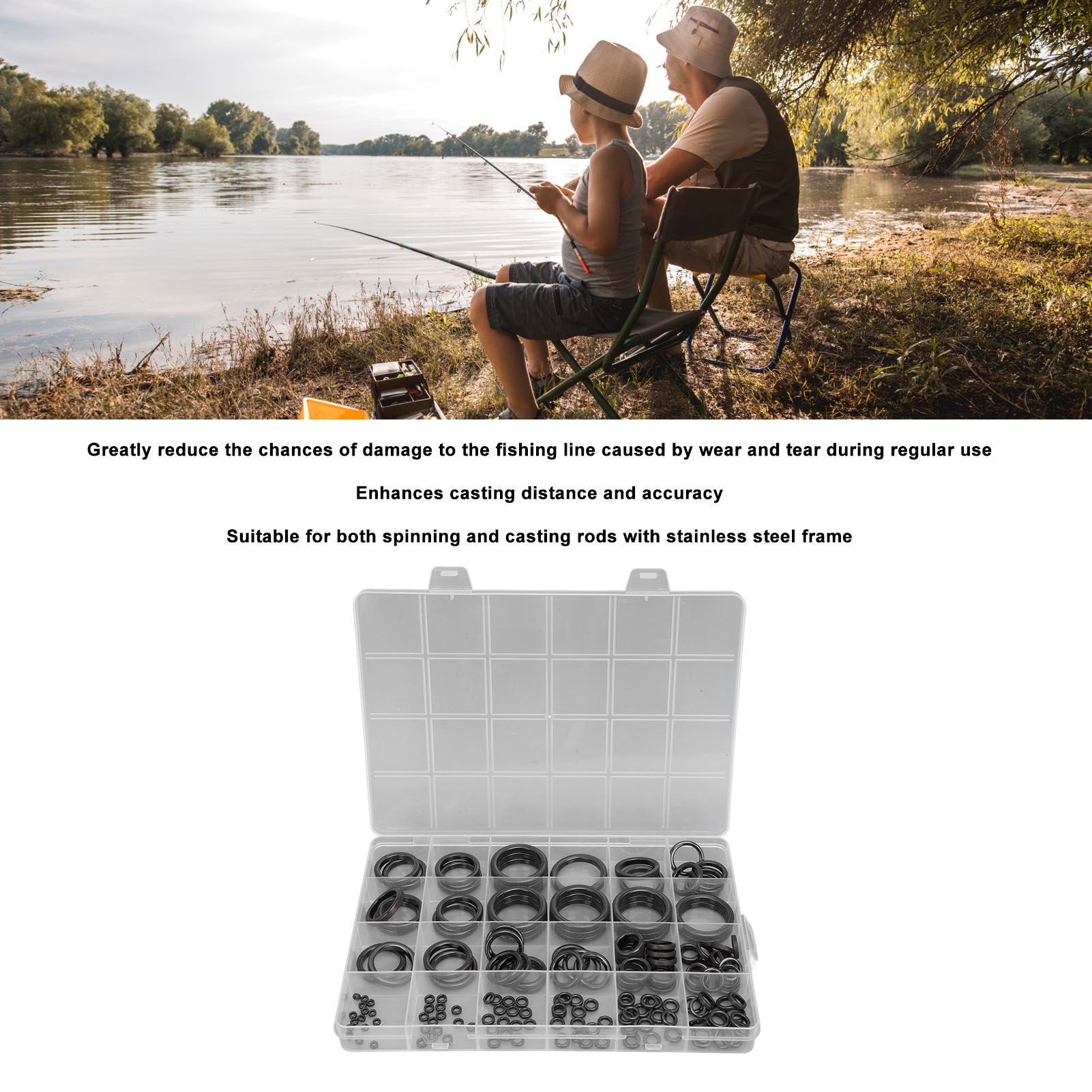 Kit di riparazione guida per c - Fishing Rod Repair Kit recensione e prezzo