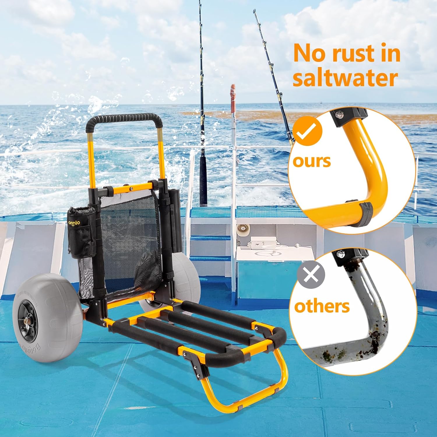 Carrello da pesca da spiaggia  - Fishing Rod Holder recensione e prezzo