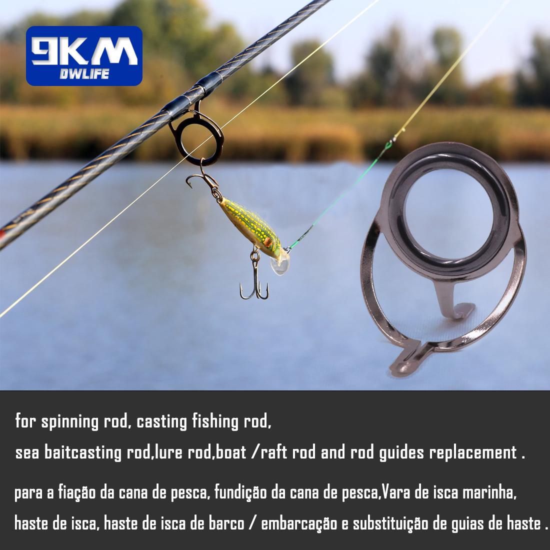 Guida per canna da pesca 9 ~ 2 - Fishing Rod Building Kit recensione e prezzo