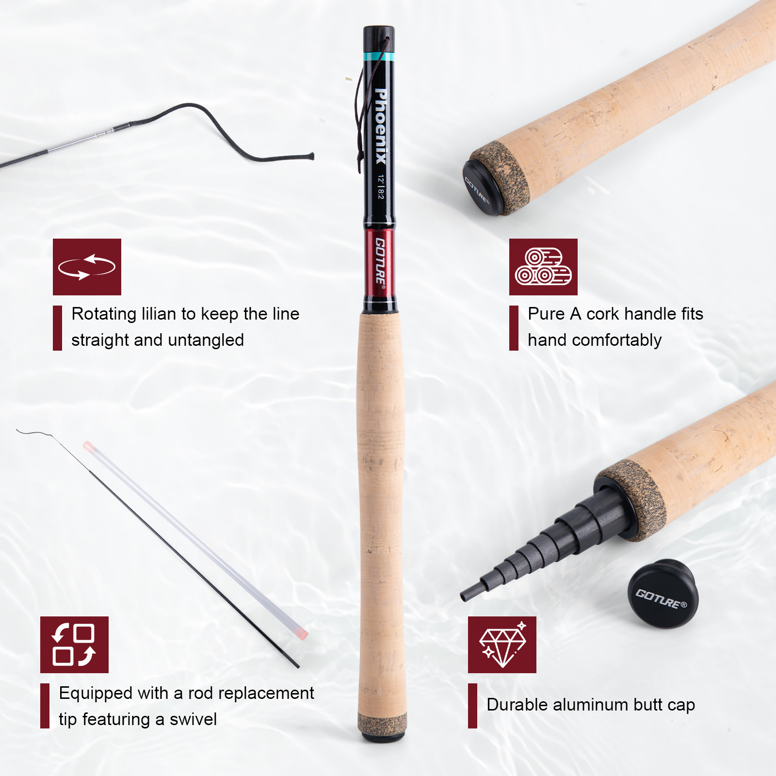 Canna da pesca Goture Combo Pe - Fishing Rod Fly recensione e prezzo