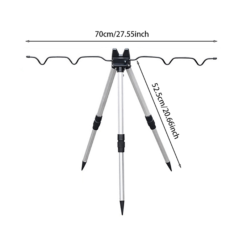 1 pz supporto telescopico in l - Fishing Rod Casting recensione e prezzo