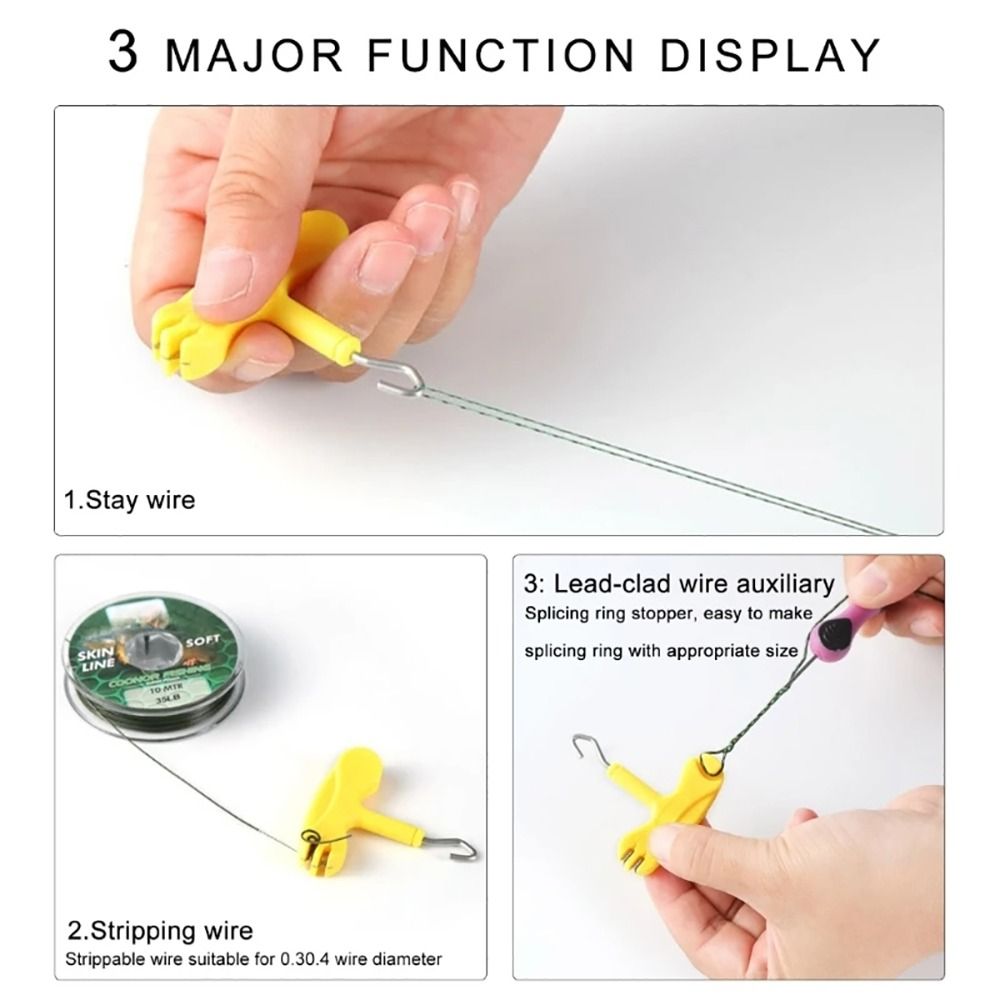 1 pz nuovo 3 in 1 strumento pe - Fishing Rod Building Kit recensione e prezzo
